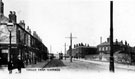 Tinsley tram terminus, Attercliffe Common showing the junction with Weedon Street