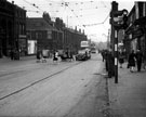Streetscene on Attercliffe Road with properties including No. 570 Sheffield Savings Bank, Nos. 566 - 568 Hartley and Son Ltd. and No. 548 Robin Hood public house Streetscene on Attercliffe Road with properties including No. 570 Sheffield Savings Bank, Nos. 566 - 568 Hartley and Son Ltd. and No. 548 Robin Hood public house