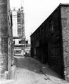 Ball Lane looking towards Rockingham Lane with the construction of Grosvenor House Hotel