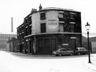 View: s13216 Cardigan Tavern, No 47 Ball Street / Lancaster Street junction, Ball Street Bridge and Cornish Place Works can be seen to the left