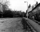 View: s13230 Bank House Road, Walkley, building on left is the rear of Bank House, Heavygate Road
