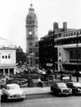 View: s13302 City Hall Gardens (also known as Balm Green and Barkers Pool Gardens) and The Gaumont Cinema, Barkers Pool