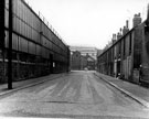 Barking Street, Brightside looking towards Carbrook Street and Short Street with the Spring Works on the left Barking Street, Brightside looking towards Carbrook Street and Short Street with the Spring Works on the left