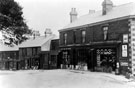 Baslow Road, Totley Rise, shops include Totley Rise Post Office and J.W. Marrison, Grocery Store, Baslow Road