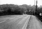 Baslow Road meets Abbeydale Road South at Totley Rise, looking South from railway bridge