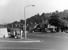 Baslow Road improvement at Totley Rise, September 1961 to June 1963 looking North-East near Marstone Crescent