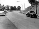 Baslow Road improvement at Totley Rise, September 1961 to June 1963 looking south near Milldale Road