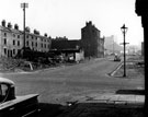 Bath Street at junction of Headford Street, the building in the distance with the sloping roof is the Cinerama