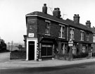 Bawtry Road showing H. Collins, grocers shop at the junction of Greasbro Road