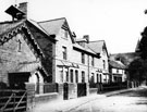 Mortomley Lane, High Green, Sunday School on left, St. Saviour's Church in background