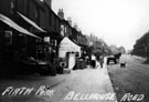 Shops including boot and shoe dealer, Bellhouse Road