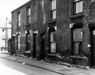 Nos. 34 - 28 Bessemer Place, Attercliffe with Stevenson Road visible extreme right