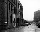Firth Brown and Co Ltd., Research Laboratories, Blackmore Street looking towards Royds Mill Road and construction of new research laboratories
