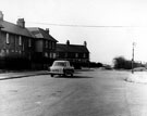 View: s13592 Bluebell Road with the junction of Daffodil Road looking towards the allotments, Flower Estate, High Wincobank