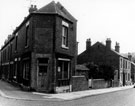 Derelict corner shop, Tyzack Road, left and Booker Road, right, Woodseats