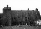 Rear of derelict premises, Nos. 30 - 40 Bowdon Street, photographed from Fitzwilliam Street
