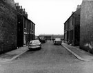 Nos. 7 - 15 (left), Nos. 8 - 16 (right), Bowen Street, off Ripon Street looking towards the Recreation Ground