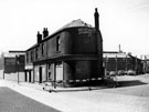Derelict B and C Co-op, Boyland Street and Manners Street showing Hallamshire Steel Co. Ltd. in the background