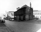 Derelict B and C Co-op shop, Boyland Street and Manners Street showing Hallamshire Steel Co. Ltd. in the background