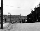 Brackley Street looking towards Catherine Street and Burngreave Cemetery Mortuary Chapel, Burngreave
