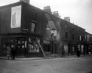 Demolition of Nos. 56 - 68 Bramall Lane (shops and back to backs), from junction of Sheldon Street. No. 68 chemists belonging to Jn. Mercer Reynolds. Court No. 2 at rear of these premises