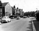 Broadfield Road at junction with Primrose View, premises belonging to H. Slater and Son (Engineers) Ltd., motor tool manufacturers, Surrey Works, in background on left