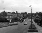 Brooklands Avenue leading to Brookhouse Hill, Fulwood, Christ Church can be seen in the distance