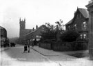 Broomhall Street looking towards William Street and St. Silas' Church