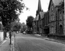 Broomfield Road, Broomhill, Rutland Hotel (rear entrance) and St. Mark's Church, on right