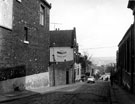 General view of Broomspring Lane photographed from Glossop Road, Springfield Tavern on left