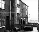 Back of Brunswick Road, No. 2 Court No. 5 and Nos. 5 and 1 Court No. 7 (entrance from Spital Street) with Star Corn Mill in background