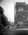 Burgess Street from Barkers Pool, Albert Hall destroyed by fire on right, Regent Cinema on left