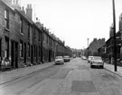 Burton Street, Hillsborough looking towards Langsett Road showing (right) Langsett Road School 