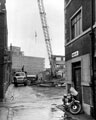 Cadman Lane during the demolition of Walker and Hall Ltd., Electro Works