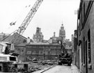 Cadman Lane during the demolition of Walker and Hall Ltd., Electro Works