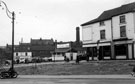 Button Lane from the Moor looking towards Rockingham Lane, Pauldens later built on this site followed by Debenhams
