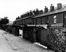 Carrfield Lane, Heeley. Houses on right front to Carrfield Road
