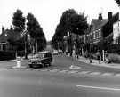 Carter Knowle Road, Nether Edge at the junction of (foreground) Abbeydale Road