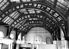 Interior roof of Upperthorpe Branch Library, Upperthorpe