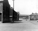 Nos. 16 - 6 Caster Road, Brightside, looking from Paget Street towards the backs of Nos 76 and 74, Alfred Road and Brightside Lane Railway Sidings (Even side of Alfred Road demolished)