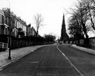Cemetery Road, General Cemetery and Church of England Mortuary Chapel on right