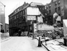 Demolition of buildings on Change Alley