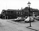 Charles Street at junction of Eyre Lane including No. 100 G.T. Spurr Ltd., cabinet manufacturers and Hallamshire Electric Co. Ltd., wholesale electrical, Canada Works
