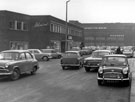 View: s14304 Charter Row looking towards Fitzwilliam Gate, John Atkinson Ltd., department store, left, Richards Bros and Sons Ltd., cutlery manufacturers, rear