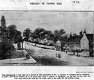 Chesterfield Road at bottom of Albert Road, Heeley toll bar on right, Crown Inn on left