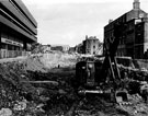 View: s14393 Eyre Street looking towards Arundel Gate and Furnival Square during construction of underpass