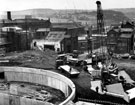 Furnival Square at junction of Eyre Street, Arundel Gate and Furnival Street during construction of underpass