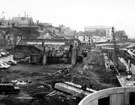Furnival Square at junction of Eyre Street, Arundel Gate and Furnival Gate during construction of underpass