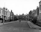 Clarke Street, Broomhall looking towards William Street, photographed from end of Collegiate Crescent