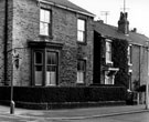 Housing, Clarke Street, Broomhall, photographed from end of Collegiate Crescent